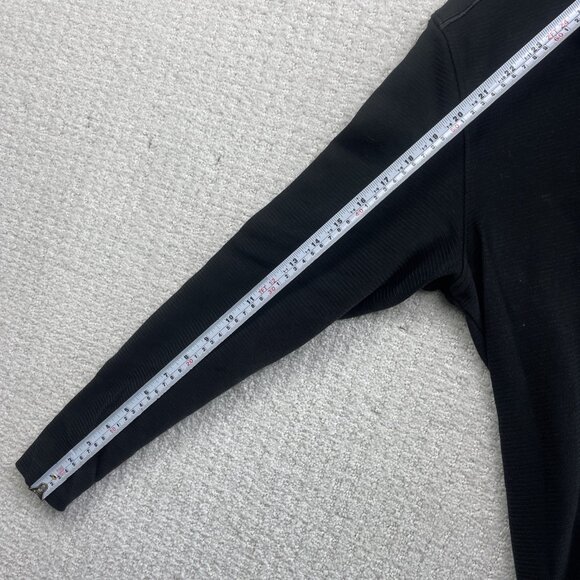 Calvin Klein Men’s Sz M Black Half Zip Lightweight Stretch Sweater Pullover Read - Picture 12 of 16